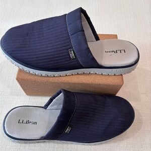 L.L. BEAN Airlight Slipper Scuffs Navy Slip-Ons